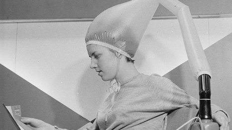 Bonnet Hair Dryers - Made for Home (Not Handheld). Invented by Marjorie Joyner