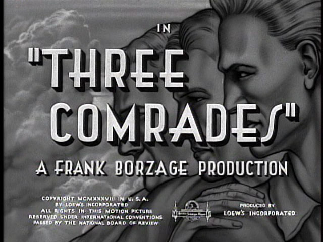 Fitzgerald finishes Three Comrades