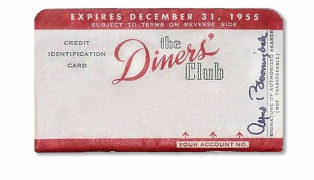 Surge la primera tarjeta de crédito