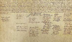 Declaration of Independence signed