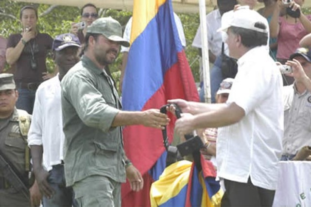 Demobilisation of Bloque Élmer Cárdenas