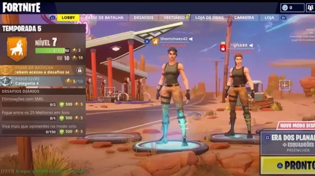 Criação do Fortnite