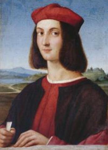 Birth of  Raffaello Sanzio da Urbino (Raphael)