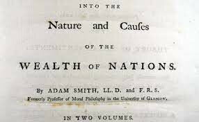 Adam smith publishes "Wealth of Nation"