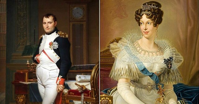 Napoleone sposa Maria Luisa d'Asburgo