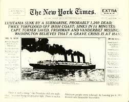 Sinking Of The Lusitania
