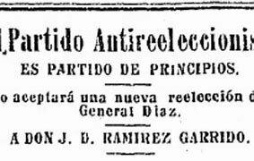 Madero partdo antireeleccionista