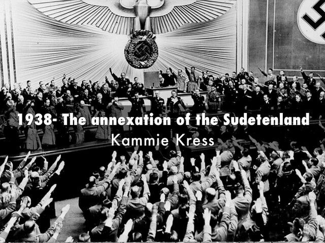 Annexation of Sudetenland