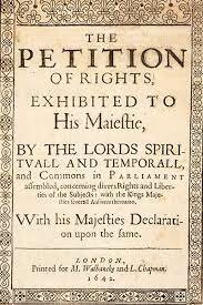 Petition of Right signed