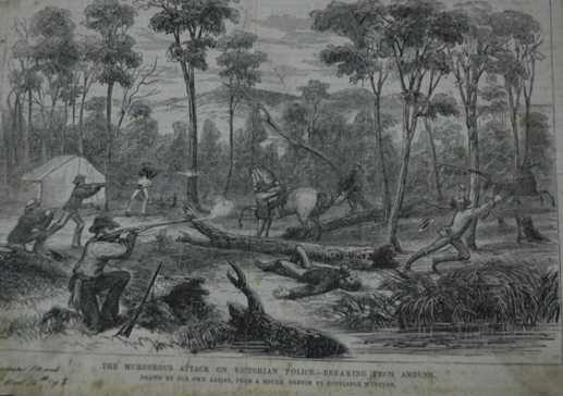 Ned Kelly Stringybark Creek Shootout