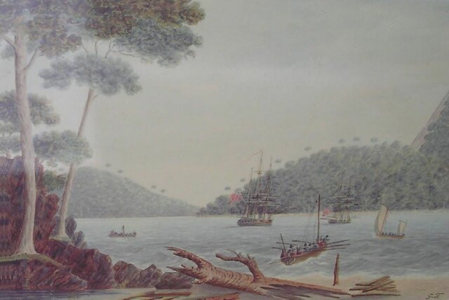 First British Settlement in Adventure Bay