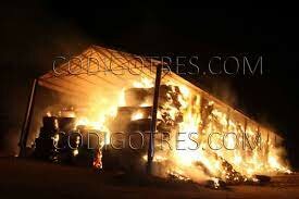 Incendio de algodón