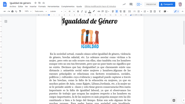 Realización de un sermón