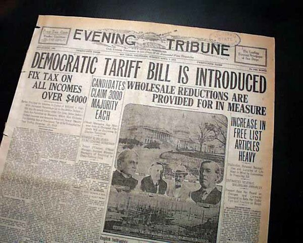 Underwood-Simmons Tariff