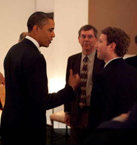 Zuckerberg meets Obama