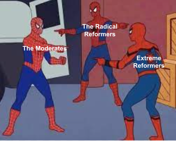 The Reform Movement Splits
