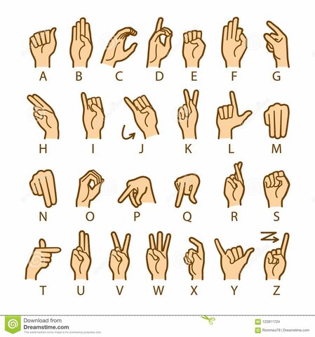 lenguaje de señas