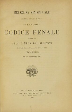 Codice penale Zanardelli