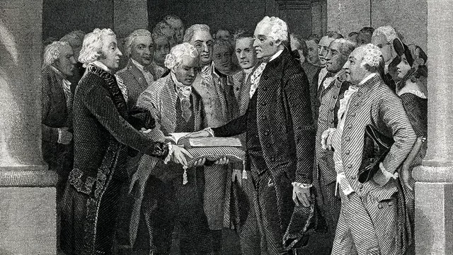 George Washington is elected