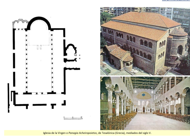 Iglesia de la Virgen o Panagia Acheiropoeitos, Tesalónica, Grecia
