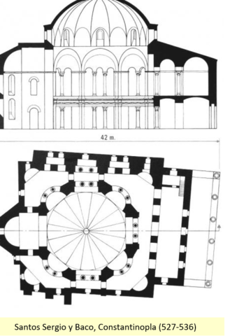 Santos Sergio y Baco, Constantinopla