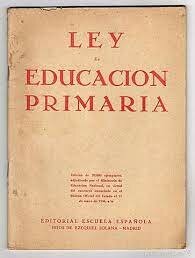 (1908) Ley de Educación Primaria