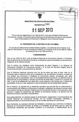 Decreto 1965