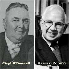 año de 1955, Harol Koontz y O´Donnell