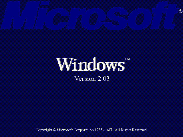 Windows 2.03