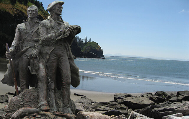 Lewis and Clark reached the Pacific Ocean