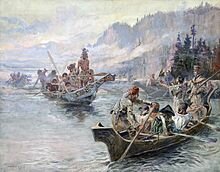 The expedition of Lewis and Clark