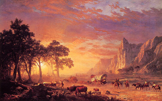 Albert Bierstadt - The Oregon Trail