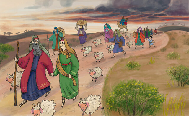 Historia de Abraham: Abraham gía a su peueblo