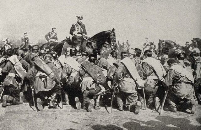 Russia entering  World War I