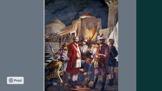 The end of the Aztecan empire.