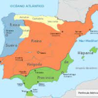 Timeline: Península ibèrica a l'Edat Mitjana