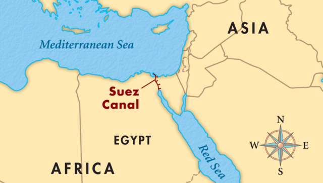 Apertura canale di Suez