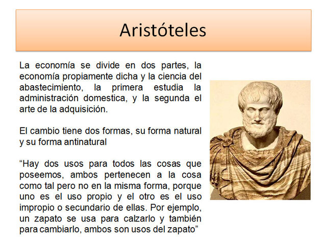 LA ECONOMIA SEGUN ARISTOTELES