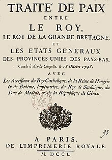 Traité d'Aix-la-chapelle