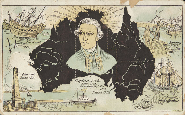 James Cook Claims Australia