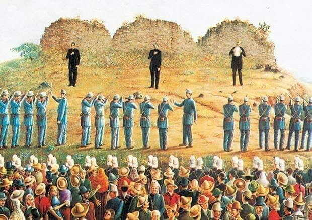 Fusilan a Maximiliano 1867