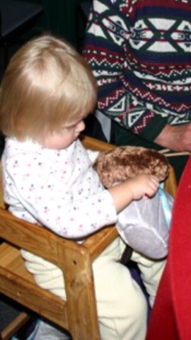 I went to dinner with my grandparents