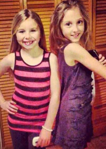 Me and My friend Kayla dressed up at my favorite house I have ever lived in