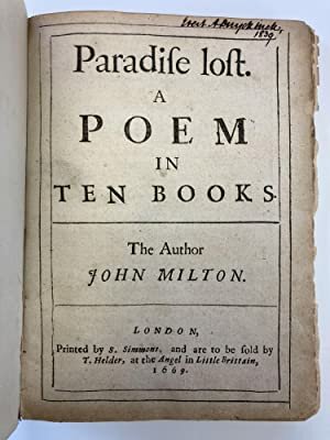 Paradise Lost were published