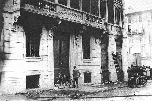 Rogo sede dell' Avanti!