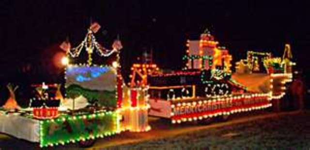 went to lochart chrismas parade