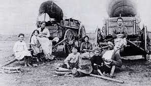 The Donner Party got trapped