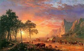 The Oregon Trail,Albert Bierstadt