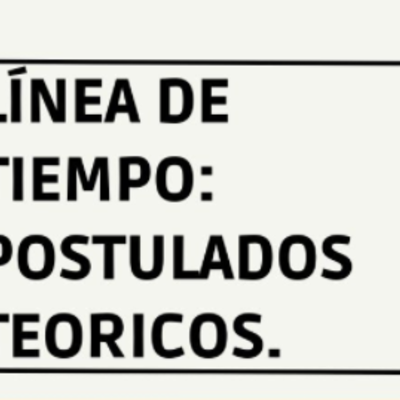 Timeline: Postulados Teóricos