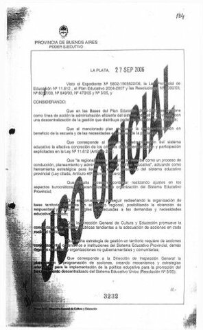 Creación de las 9 unidades de servicios educativos